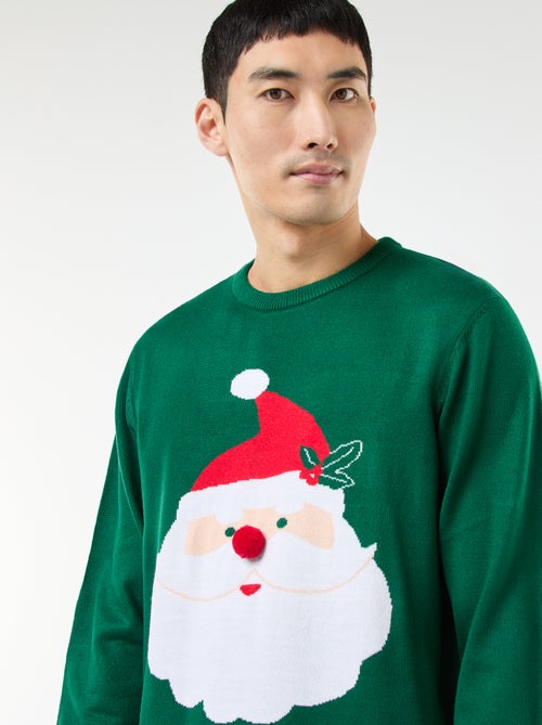 Trui met kerstprint - Kiabi