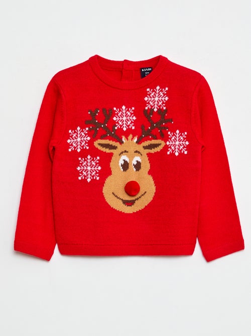 Trui met kerstprint - Kiabi