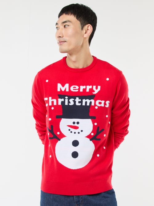 Trui met kerstprint - Kiabi