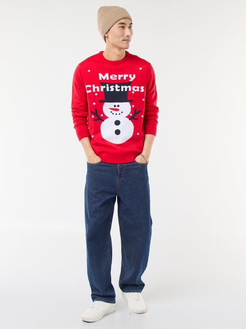 Trui met kerstprint - Kiabi