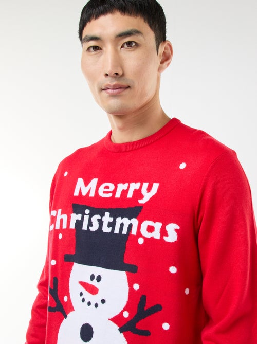 Trui met kerstprint - Kiabi