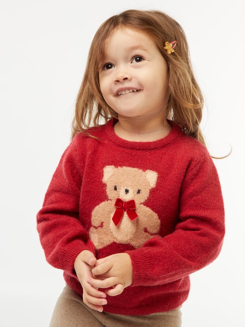 Trui met kerstprint - Kiabi