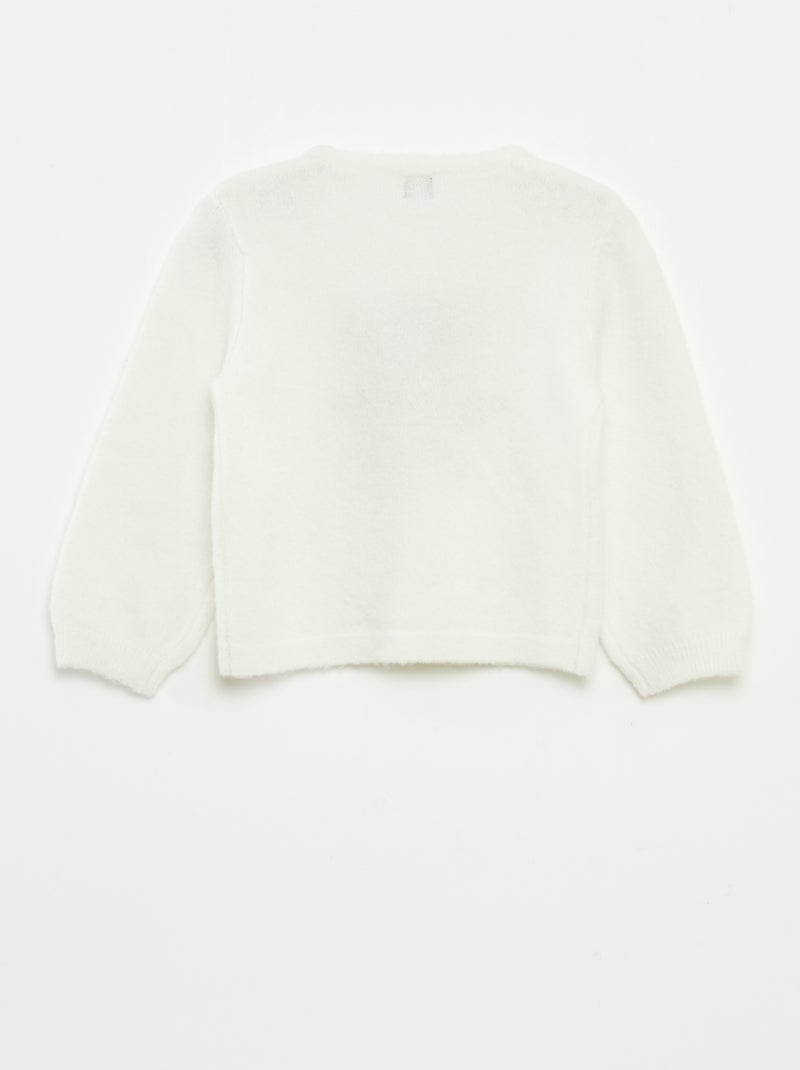 Trui met kerstprint Wit - Kiabi