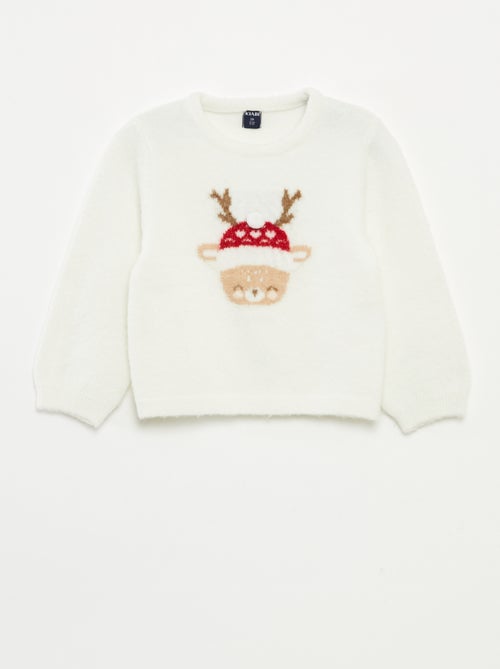 Trui met kerstprint - Kiabi