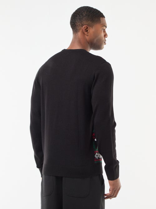 Trui met kerstprint - Kiabi