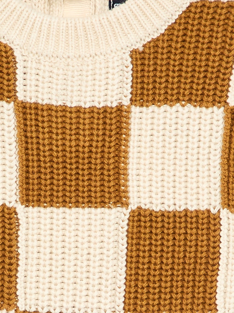 Trui met lange mouwen Beige - Kiabi
