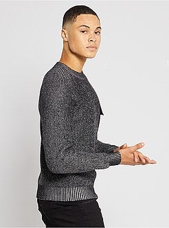 Trui met raglanmouwen en borstzak - Kiabi