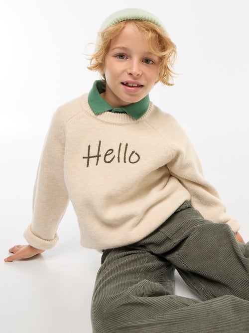 Trui met ronde hals - Kiabi