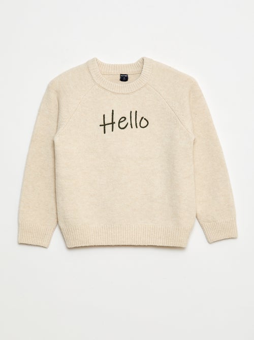 Trui met ronde hals - Kiabi