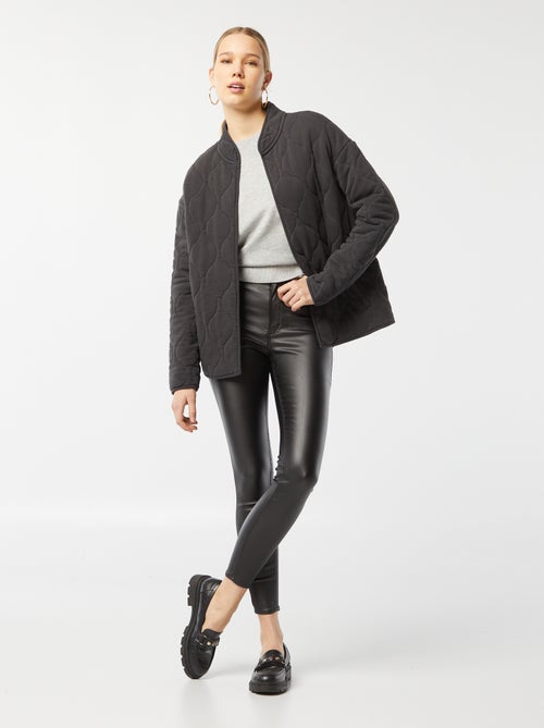 Trui met ronde hals en korte mouwen - Kiabi