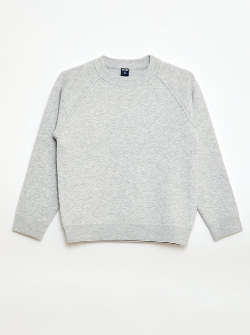 Trui met ronde hals en zachte touch - Kiabi