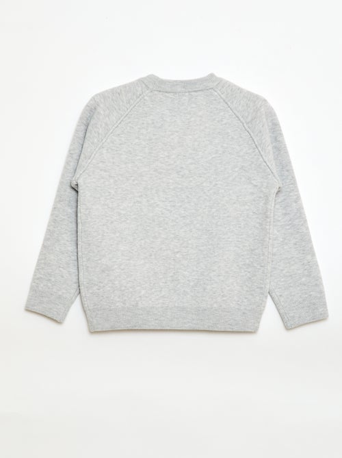 Trui met ronde hals en zachte touch - Kiabi