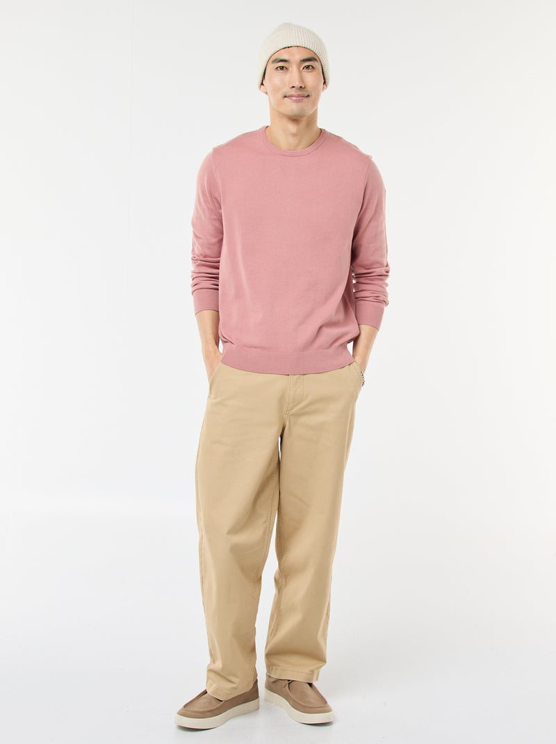 Trui met ronde hals Rose - Kiabi
