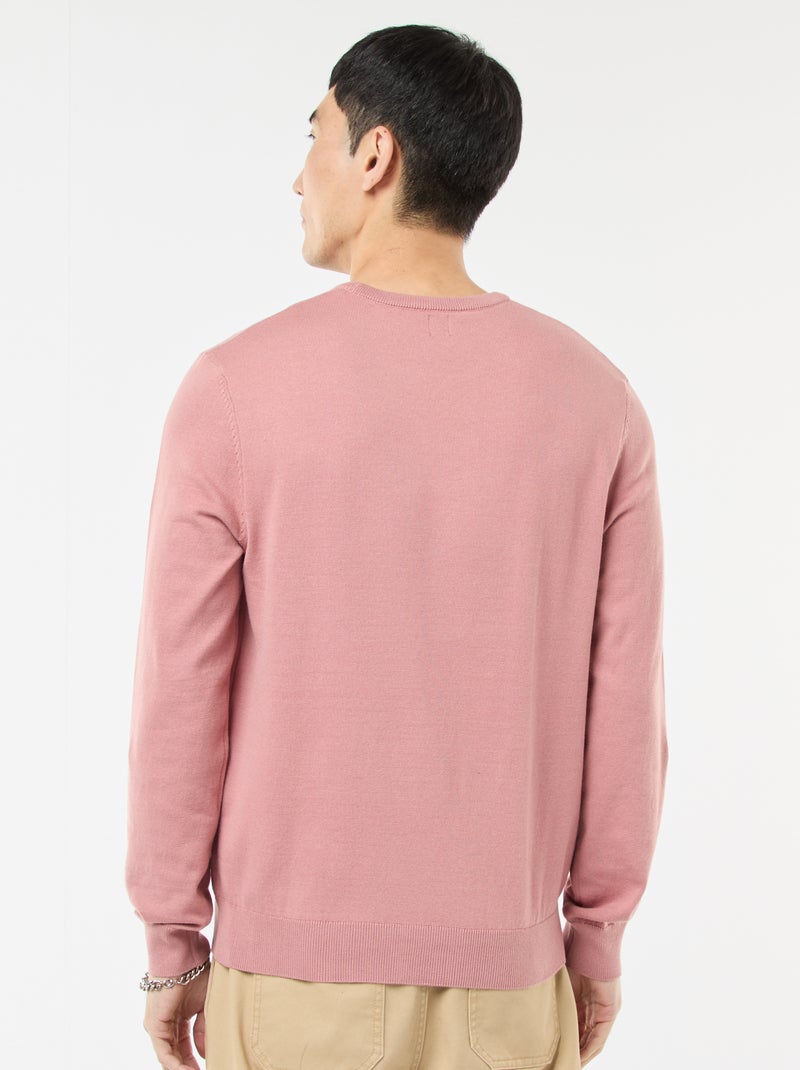 Trui met ronde hals Rose - Kiabi