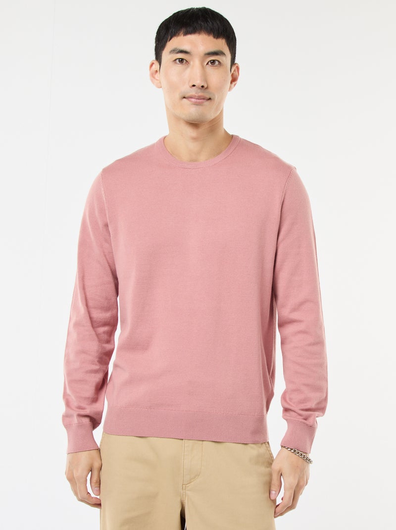 Trui met ronde hals Rose - Kiabi