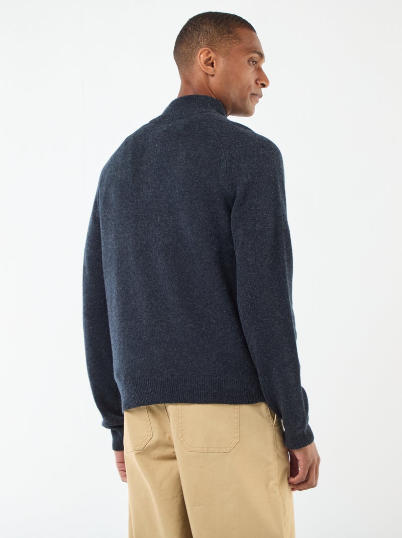 Trui met schipperskraag Blauw - Kiabi