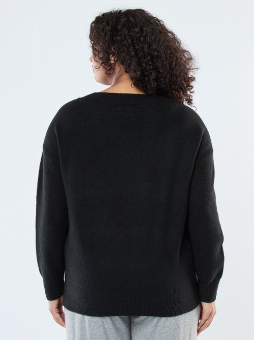 Trui met schouderknopen - Kiabi