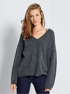 Trui met V-hals - Kiabi