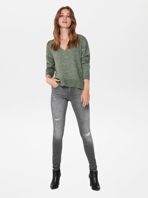 Trui met V-hals 'JDY' - Kiabi