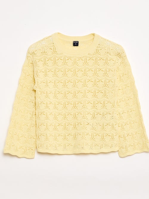 Trui van ajourgebreide stof - Kiabi