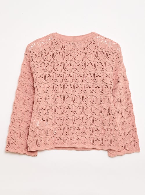 Trui van ajourgebreide stof - Kiabi