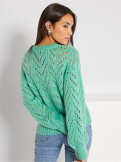 Trui van ajourtricot - Kiabi