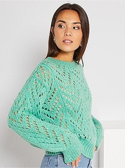 Trui van ajourtricot - Kiabi
