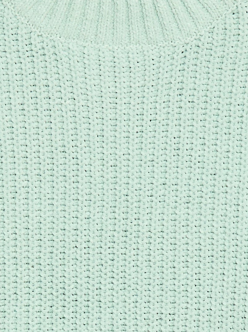 Trui van chenillebreisel Blauw - Kiabi