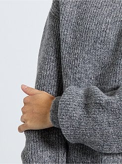 Trui van donzig tricot - Kiabi