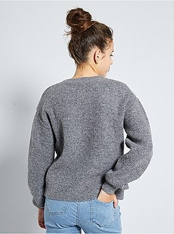 Trui van donzig tricot - Kiabi