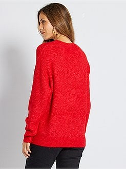 Trui van donzig tricot - Kiabi