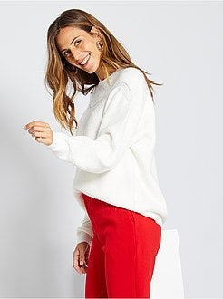 Trui van donzig tricot - Kiabi