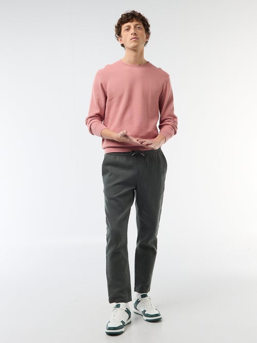 Trui van gewafelde stof - Kiabi