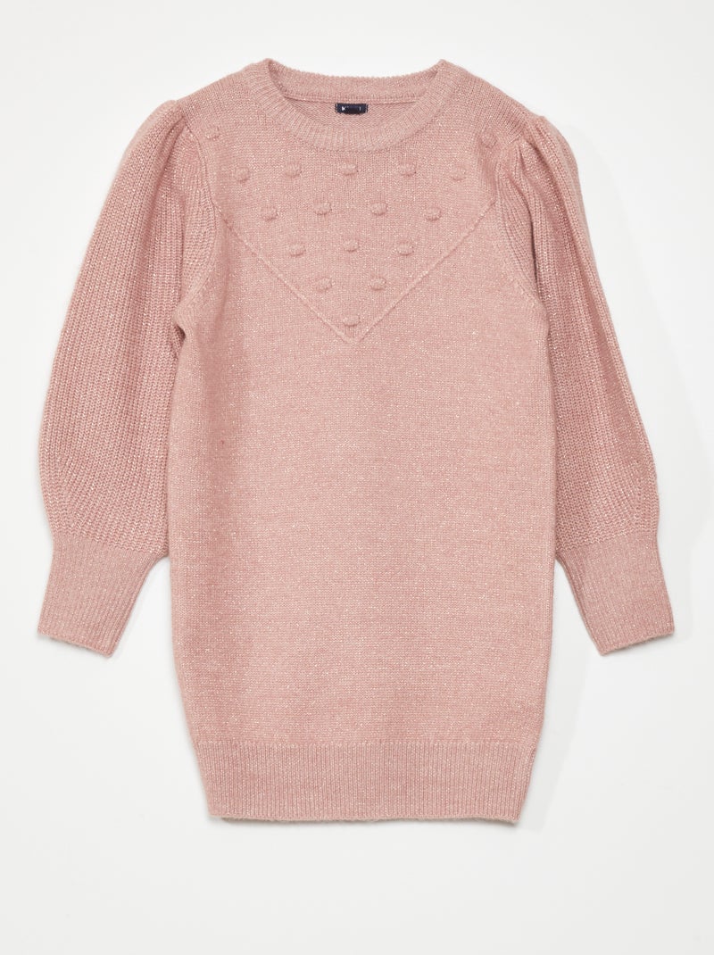 Trui van iriserend tricot ROSE - Kiabi