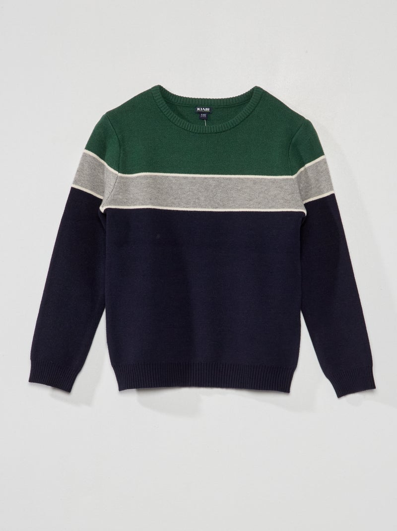 Trui van jersey GROEN - Kiabi