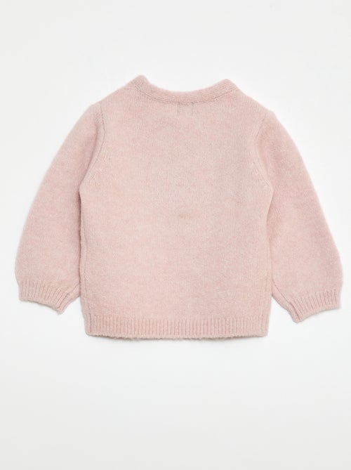 Trui van jerseytricot met fantasiepatroon - Kiabi