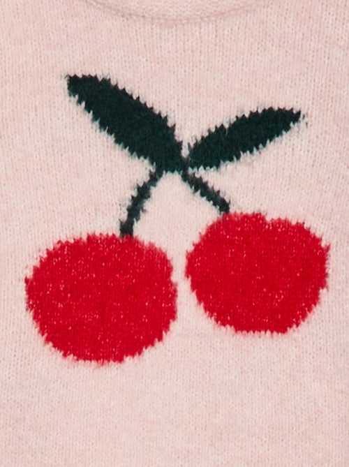 Trui van jerseytricot met fantasiepatroon - Kiabi