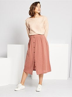 Trui van tricot in mossteek - Kiabi