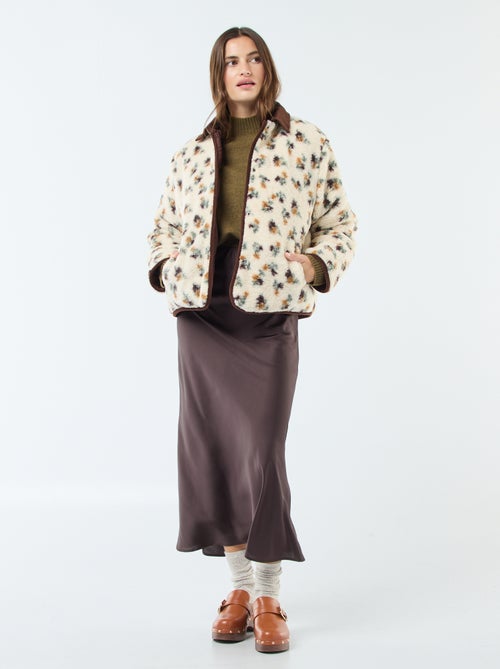 Trui van tricot met opstaande kraag - Kiabi