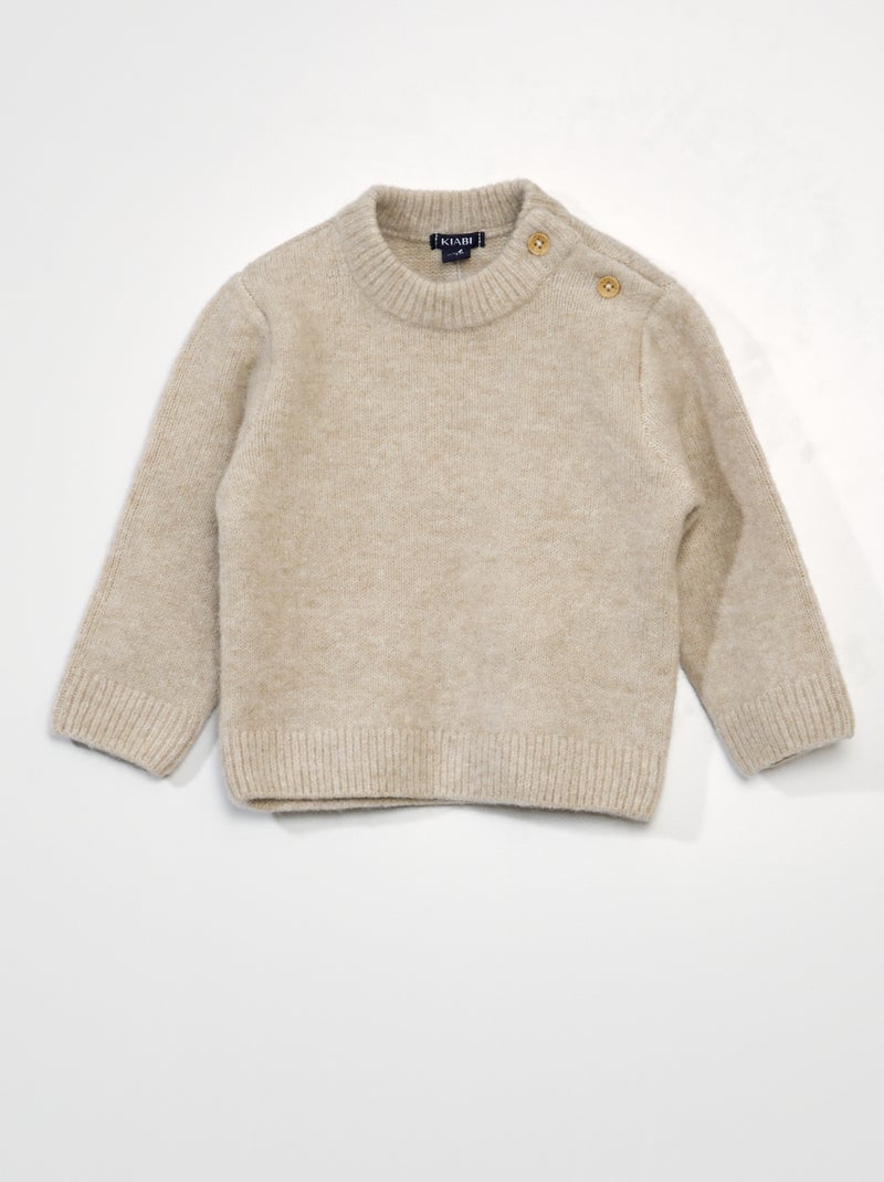 Trui van zacht tricot BIEGE - Kiabi
