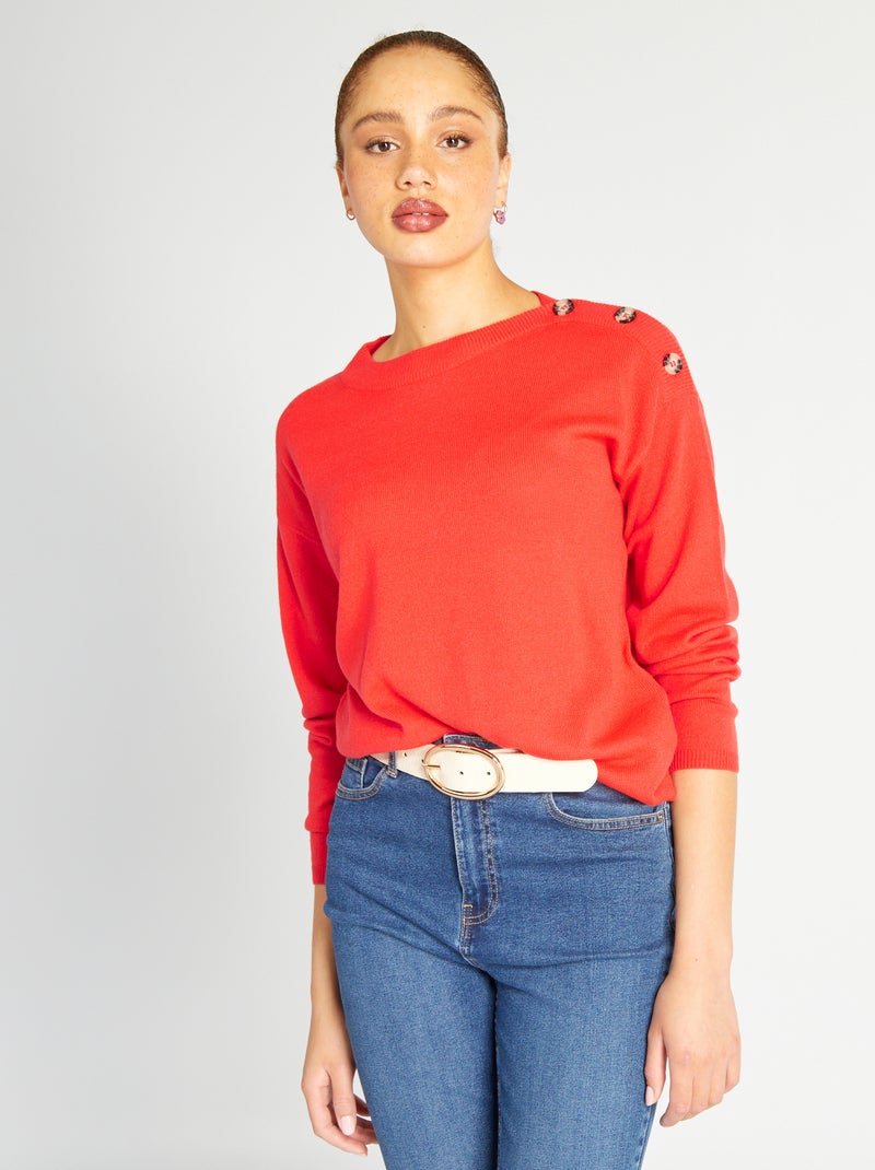 Trui van zacht tricot 'JDY' ROSE - Kiabi