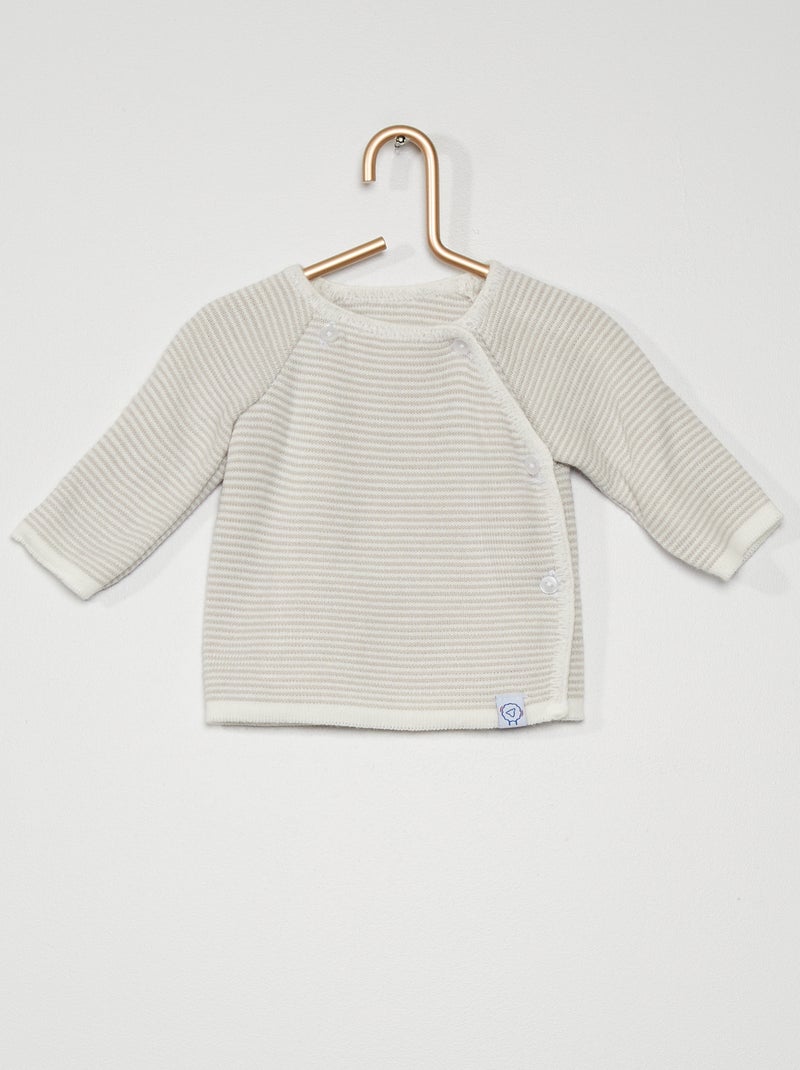 Truitje - La Manufacture de Layette - Made in France gebroken wit / grijs - Kiabi