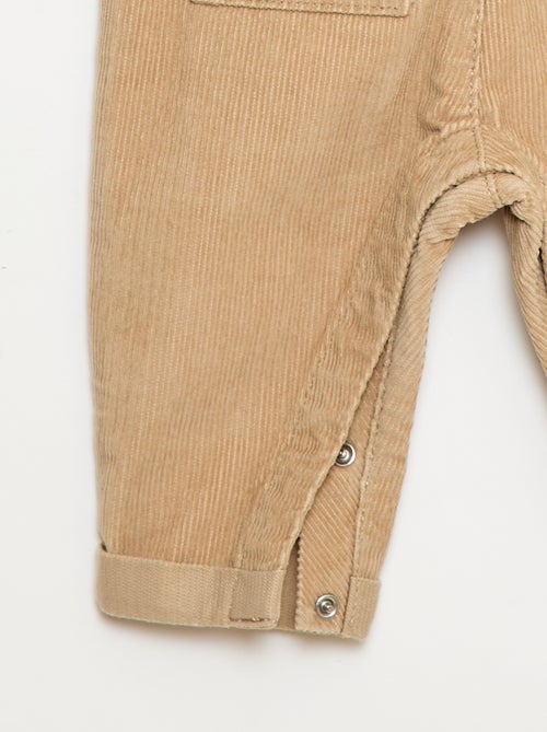 Tuinbroek van corduroy - Kiabi