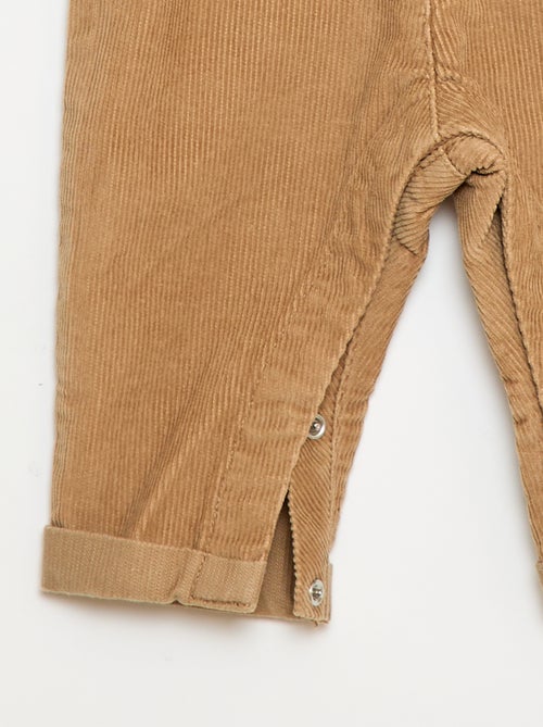 Tuinbroek van corduroy - Kiabi