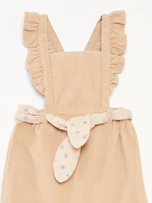 Tuinbroek van velours - Kiabi