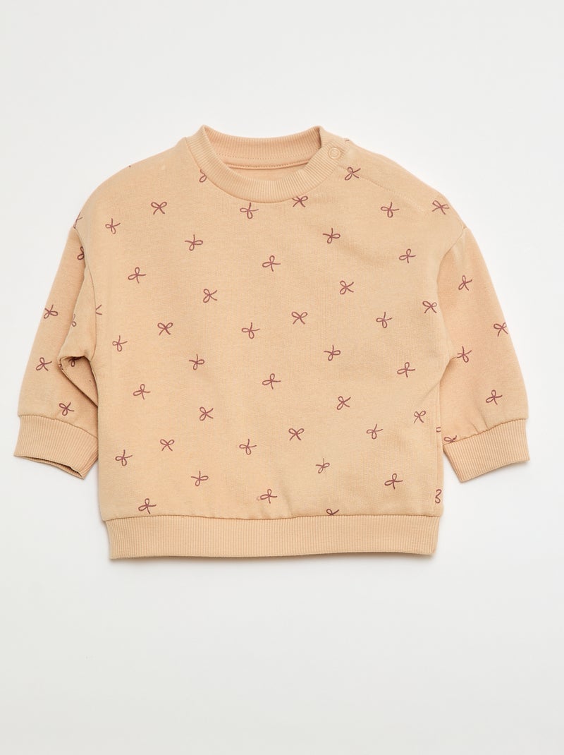 Twee setjes - Katoenen trui + broek Rose - Kiabi