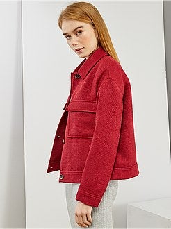 Tweed jasje met recht model - Kiabi