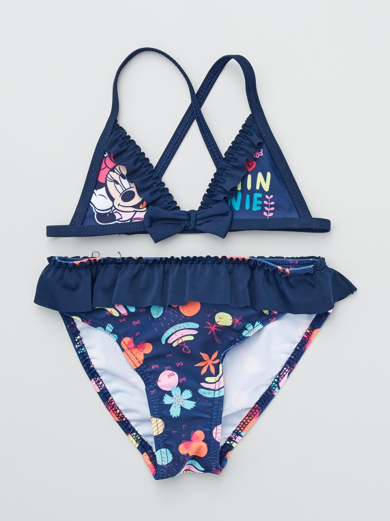 Tweedelig badpak 'Minnie Mouse' 'Disney' blauw - Kiabi