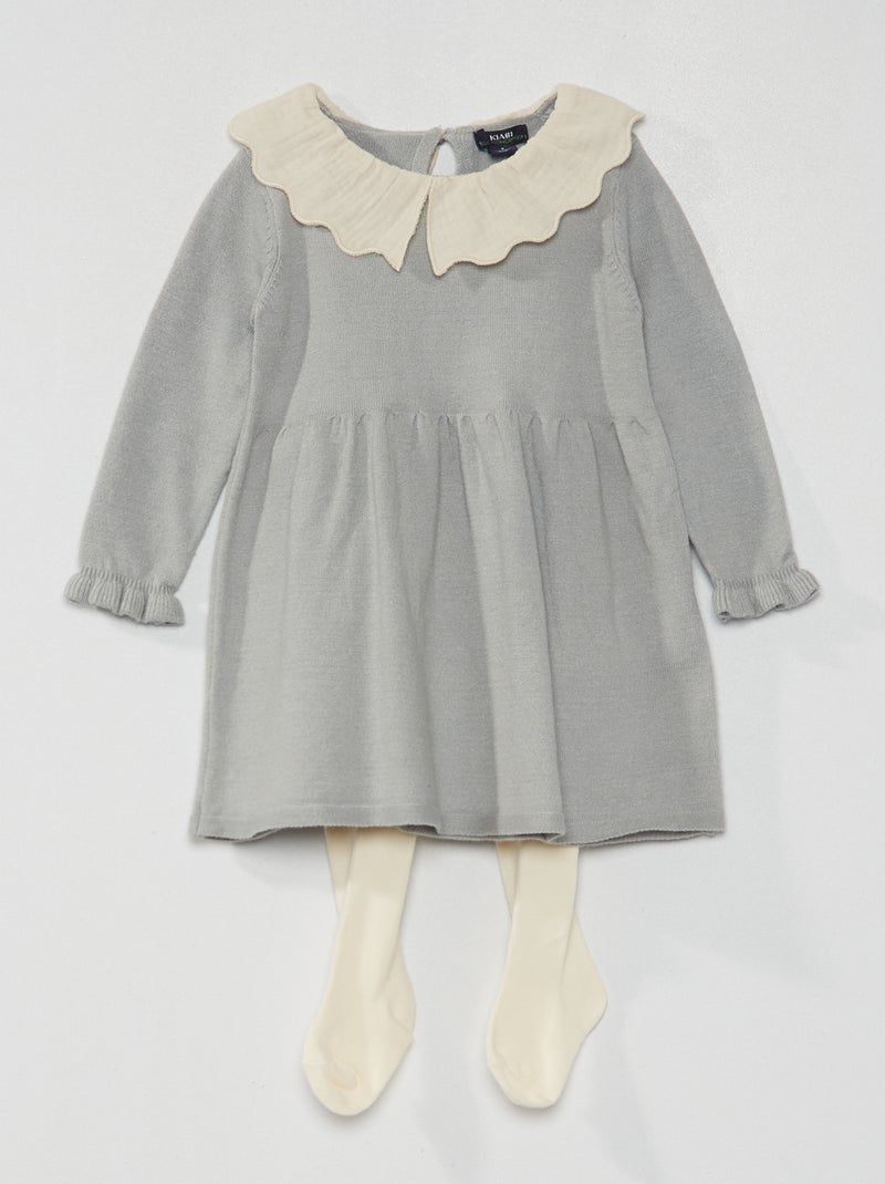 Tweedelig ensemble - Jurkje + maillot WIT - Kiabi