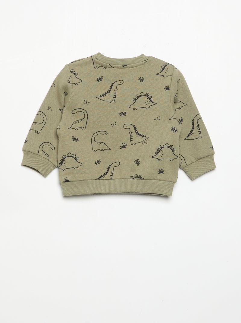 Tweedelig setje - Sweater + broek Kaki - Kiabi